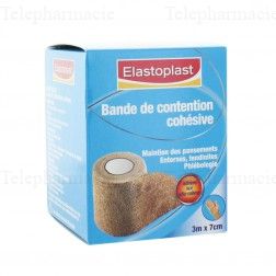 Bande de Contention Cohesive Beige 3m x 7cm