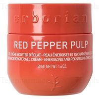 ERBORIAN Red pepper pulp Gel cr&egrave;me booster &eacute;clat Pot 50ml