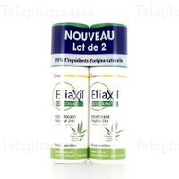ETIAXIL D&eacute;odorant v&eacute;g&eacute;tal 24h en spray spray 2x100ml