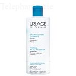 URIAGE Eau micellaire thermale peaux normales &agrave; s&egrave;ches Flacon 500ml