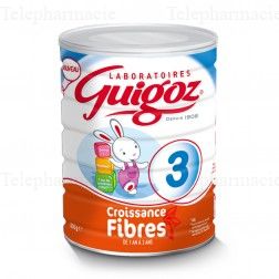 Lait Croissance Fibres 3 pour b&eacute;b&eacute; de 1 &agrave; 3 ans - 800 g