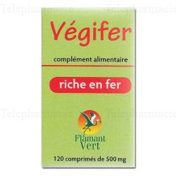 Vegifer riche en fer 120 comprimes