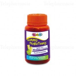 Gommes probiotiques gout pomme 60 oursons