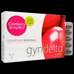 GYNDELTA Protecteur urinaire 36 mg PACs 15 g&eacute;lules