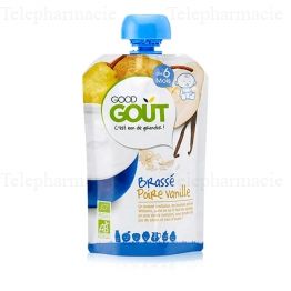 Go&ucirc;t Brass&eacute; Poire Vanille d&egrave;s 6m 90g