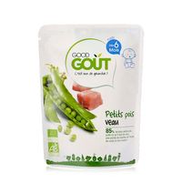 Go&ucirc;t Plat Petits Pois Veau d&egrave;s 8m 190g