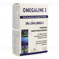 HOLISTICA Omegacoeur formule m&eacute;diterran&eacute;enne bo&icirc;te de 60 capsules