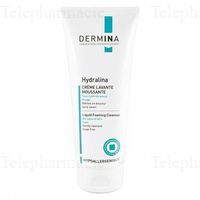 DERMINA Hydralina cr&egrave;me lavante moussante tube 200ml