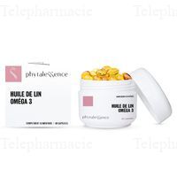 PHYTALESSENCE Huile de lin 60 capsules