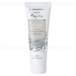 KORRES Beauty Shots - Argile Naturelle - Masque purifiant, assainissant, s&eacute;bor&eacute;gulateur 18ml