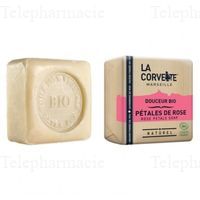 LA CORVETTE Savon douceur P&eacute;tales de Rose bio 100g