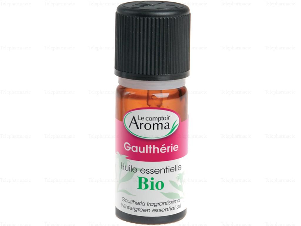 LE COMPTOIR DU PHARMACIEN Huile essentielle de gaulth&eacute;rie bio flacon 10ml