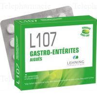 LEHNING L107 Gastro-ent&eacute;rites aigu&euml;s x40 comprim&eacute;s orodispersibles