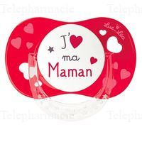 LUC ET LEA SUCETTE SYM AN MAMAN ANNEAU+18M
