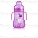 MAM Biberon de transition 220ml Rose