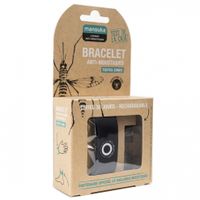 MANOUKA Bracelet anti-moustique Adulte + 1 recharge 6ml Kam&eacute;l&eacute;o