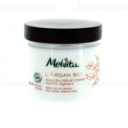 MELVITA L'Argan Bio - Huile en cr&egrave;me corps bio 175ml