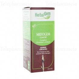 HERBALGEM Midogem Confort GC24 Circulation c&eacute;r&eacute;brale Bio 30ml
