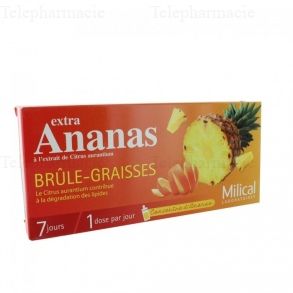 Extra Ananas Br&ucirc;le-graisses - 7 doses de 10 ml