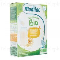 MODILAC CEREALES BIO BISCUITE 250 G