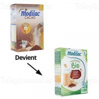 MODILAC Mes c&eacute;r&eacute;ales Bio Cacao d&egrave;s 6 mois 250g