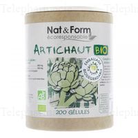 NAT&FORM ARTICHAUT BIO GELU