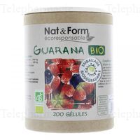 NAT&FORM GUARANA BIO GELU VE