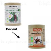 NAT & FORM Ecoresponsable - Harpagophytum Bio 200 g&eacute;lules