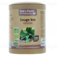 NAT&FORM SAUGE BIO GELU VEG