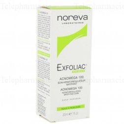 NOREVA Exfoliac Acnom&eacute;ga 100 soin k&eacute;rator&eacute;gulateur matifiant