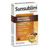 NUTREOV Sunsublim bronzage sp&eacute;cial peaux claires 28 capsules