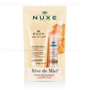 R&ecirc;ve de Miel Offre D&eacute;couverte Cr&egrave;me Mains et Ongles + Stick &agrave; L&egrave;vres