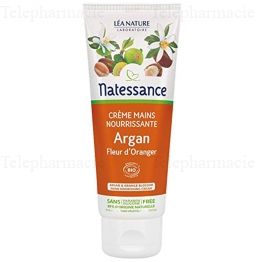NATESSANCE Cr&egrave;me mains nourrissante Argan tube 75 ml
