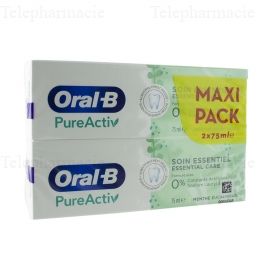 ORAB DENT PUREACTIV 75MLX2