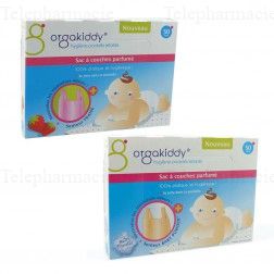 ORGAKIDDY Sac &agrave; couches parfum&eacute; senteur fraise