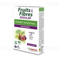 ORTIS Fruits & Fibres regulat transit intestinal programme Bo&icirc;te de 45 comprim&eacute;s