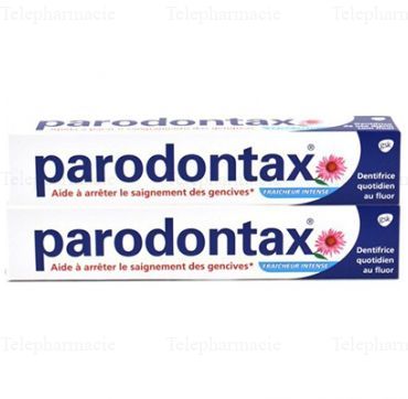 PARODONTAX fra&icirc;cheur intense lot de 2
