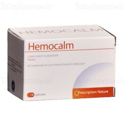 PRESCRIPTION NATURE Hemocalm 15 comprim&eacute;s