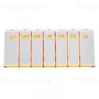 PILBOX TEMPO Pilulier hebdomadaire gris