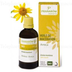 PRANAROM Huile v&eacute;g&eacute;tale - Huile d'Arnica 50ml bio