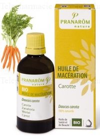 PRANAROM Huile v&eacute;g&eacute;tale - Huile de Carotte 50ml bio