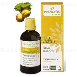 PRANAROM Huile v&eacute;g&eacute;tale - Huile de Noyau d'Abricot 50ml bio