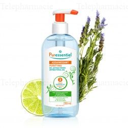 PURESSENTIEL Antibact&eacute;rien gel hydro alcoolique flacon 250ml