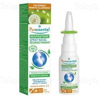 PURESSENTIEL Respiratoire Spray nasal d&eacute;congestionnant flacon 30ml