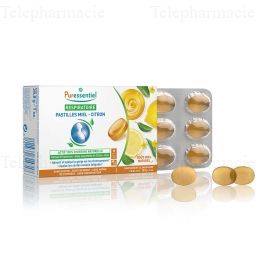 PURESSENTIEL Respiratoire Pastilles Miel-Citron x18 pastilles