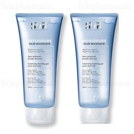 SVR Physiopure gel&eacute;e moussante Tube 200ml x2