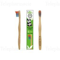 EKO BAMBOO Brosse &agrave; dents enfant en bambou poils souples