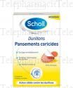 SCHOLL Expert traitement - Pansements coricides pour durillons lot de 4