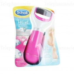 SCHOLL Velvet Smooth express pedi r&acirc;pe &eacute;lectrique anti-callosit&eacute;s