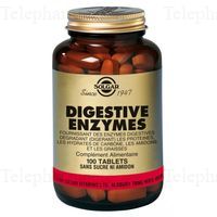 SOLGAR DIGESTIVE ENZYMZS COMP100 REF 1000